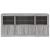 Servantă cu lumini LED, gri sonoma, 142,5x37x67 cm GartenMobel Dekor