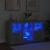 Servantă cu lumini LED, gri sonoma, 123x37x67 cm GartenMobel Dekor