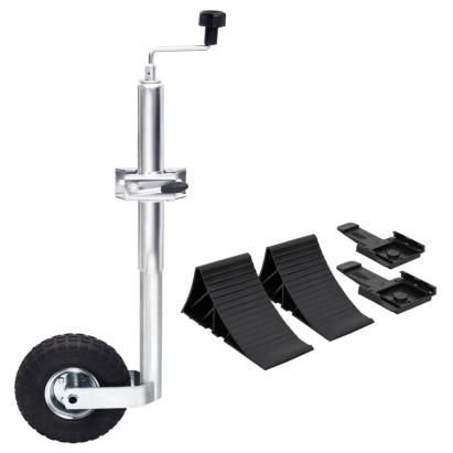 Roată de manevră 48 mm cu 1 clemă despicată și pene de roată GartenMobel Dekor