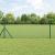 Gard din Fier Sudat cu 13 Stâlpi Verde 0.8x100 m Oțel GartenMobel Dekor
