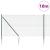 Set de stâlpi de gard Set de 2 Verde Metal acoperit cu PVC GartenMobel Dekor