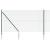 Set de stâlpi de gard Set de 2 Verde Metal acoperit cu PVC GartenMobel Dekor