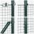 Set de Stâlpi de Împrejmuire PVC Set de 2 Verde PVC 25 x 1.5 m GartenMobel Dekor