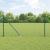 gard din sârmă sudată cu 13 stâlpi spike verde 1.4x50 m oțel GartenMobel Dekor