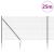 Set de Stâlpi de Gard Set de 2 Gri Plastic 25 x 1 m Simplu GartenMobel Dekor