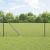 Gard din Metal Sudat cu 13 Posturi Spike Gri 1.4x25 m Oțel GartenMobel Dekor