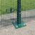 Set de stâlpi de gard Set de 2 Verde Metal 10 x 0.5 m Rezistent GartenMobel Dekor