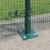 Set Stâlpi Gard Set de 2 Verde Metal 10 x 1 m Durabil GartenMobel Dekor