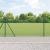 Gard din Sârmă Sudată cu 13 Posturi Flansate Verde 1x100 m Oțel GartenMobel Dekor