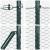 Set de garduri Set de 2 Verde pădure Oțel galvanizat 25 x 0.5 m GartenMobel Dekor