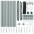 Set de garduri Set de 2 Verde pădure Oțel galvanizat 25 x 0.5 m GartenMobel Dekor
