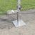 Gard hexagonal  0.6x10 m Oțel galvanizat, Stâlpi de gard  cu plăci de bază 7 buc Ø32mm 70cm Oțel galvanizat GartenMobel Dekor