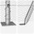 Set de Garduri Set de 2 Oțel Galvanizat 25 x 0.5 m Rezistent GartenMobel Dekor