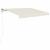 Copertină retractabilă manual, crem, 350x250 cm GartenMobel Dekor
