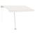 Copertină autonomă retractabilă manual, crem, 350x250 cm GartenMobel Dekor