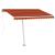 Copertină autonomă retractabilă manual, oranj/maro, 350x250 cm GartenMobel Dekor