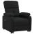 Fotoliu rabatabil electric, negru, material textil GartenMobel Dekor
