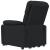 Fotoliu rabatabil electric, negru, material textil GartenMobel Dekor