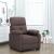 Fotoliu rabatabil electric, maro închis, material textil GartenMobel Dekor