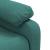 Fotoliu de masaj electric, verde închis, material textil GartenMobel Dekor