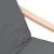 Scaun de relaxare cu taburet, gri deschis, textil GartenMobel Dekor