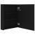 Dulap de baie cu oglindă și LED, negru, 50x14x60 cm GartenMobel Dekor
