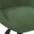 Scaun de birou pivotant, verde închis, catifea GartenMobel Dekor