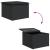 Set de Sofa pentru Grădină  6 Piese cu Pernuțe Negru Poliratan Acacia, Sofa pentru Grădină  2 locuri cu Depozitare & Pernuțe Negru Poliratan GartenMobel Dekor