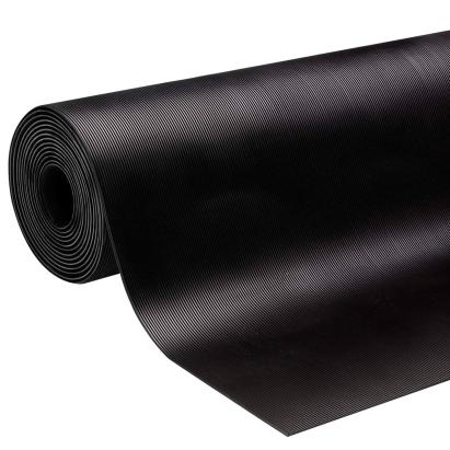 Covor Antiderapant din Cauciuc, Linoleum din Cauciuc pentru Protectie Podea Auto - model STRIURI FINE FAVLine Selection