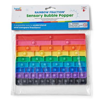 Tablita senzoriala cu fractii - Rainbow Fraction® PlayLearn Toys