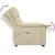 Fotoliu rabatabil electric, crem, material textil GartenMobel Dekor