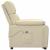 Fotoliu rabatabil electric, crem, material textil GartenMobel Dekor