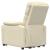 Fotoliu rabatabil electric, crem, material textil GartenMobel Dekor