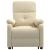 Fotoliu rabatabil electric, crem, material textil GartenMobel Dekor