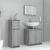 Set mobilier de baie, 3 piese, gri sonoma, lemn prelucrat GartenMobel Dekor