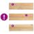 Trepte scari 4 buc Stejar masiv netratat 90x30x2 cm GartenMobel Dekor