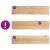 Trepte scari 4 buc Stejar masiv netratat 110x30x2 cm GartenMobel Dekor
