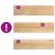 Trepte scari 2 buc Stejar masiv netratat 100x25x2 cm GartenMobel Dekor