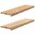 Trepte scari 2 buc Stejar masiv netratat 90x30x2 cm GartenMobel Dekor