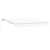 Marchiză Manuală Retractabilă Alb 350x250 cm GartenMobel Dekor