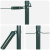 Stâlpi de gard cu plăci de bază 26 pcs Ø32mm 110cm Oțel galvanizat GartenMobel Dekor