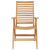 Set de dining pliabil 7 piese lemn solid tec , Scaune grădină  2 buc lemn solid tec GartenMobel Dekor