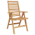 Set de dining pliabil 7 piese lemn solid tec , Scaune grădină  2 buc lemn solid tec GartenMobel Dekor