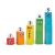 Cuburi din lemn Numberblocks  - De la 1 la 5 PlayLearn Toys