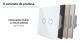Intrerupator Dublu LIVOLO cu Touch din Sticla Securizata - Serie Noua SmartElectro IntelligentHouse