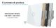 Intrerupator Simplu Cap Scara / Cruce LIVOLO cu Touch - Serie Noua SmartElectro IntelligentHouse