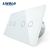 Intrerupator dublu + dublu cu touch Livolo din sticla SmartElectro IntelligentHouse