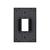 Rama din sticla Livolo standard Italian 1 modul - Serie noua SmartElectro IntelligentHouse