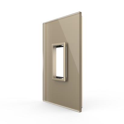 Rama din sticla Livolo standard Italian 1 modul - Serie noua SmartElectro IntelligentHouse