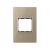 Rama din sticla Livolo standard Italian 2 module - Serie noua SmartElectro IntelligentHouse